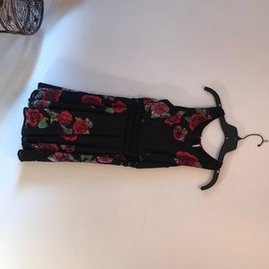 Free People Dark Floral Dress